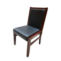 巴洛卡油漆会议椅木质办公椅西皮无扶手会议椅
