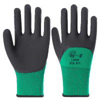 登升乳胶发泡手套 L658均码 单位:1副