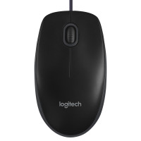 罗技(Logitech) 有线鼠标办公鼠标 B100