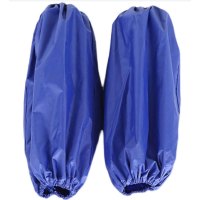 套袖防油污PVC护袖防污耐油工作套袖 蓝色单双装(10双起订)