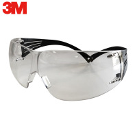 3M SF201AF防护眼镜防雾防尘防沙无色镜片防刮擦护目镜一副