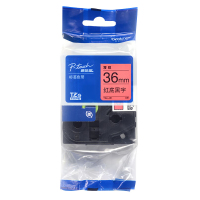 兄弟标签机色带 TZe-461 红底黑字36mm