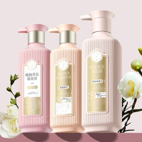 百雀羚三生花精油洗护云享套装(洗发露500ml+精华素500ml+沐浴露500ml)