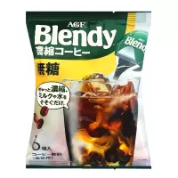 5.31起到期]AGF咖啡液 微甜口感 18g*6颗速溶浓缩咖啡液胶囊冷萃冰咖啡日本进口