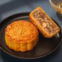 荔园 招牌伍仁月饼125g 单位:个