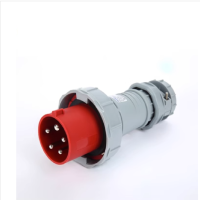5芯63A欧标新能源环保材料耦合器电源线连接器工业插头 QX1114插头+QX1128插座