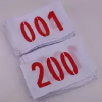 红双喜 号码布一面 号码随机