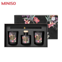 名创优品(MINISO) 白玉莲花香型香薰蜡烛优雅夏花系列-香薰套装 SO-WJL1153