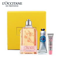 欧舒丹(L'OCCITANE)樱花沐浴露 250毫升+75毫升护手霜礼盒