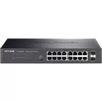TP-LINK 云交换TL-SG2218P 全千兆18口Web网管 云管理PoE交换机 (16PoE口+2千兆SFP)