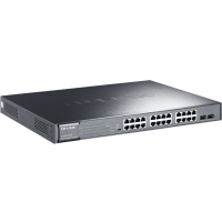 TP-LINK 云交换TL-SG2226PE 全千兆26口Web网管 云管理PoE交换机 (24PoE口+2千兆SFP)