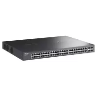TP-LINK 全千兆企业级网络分流器监控网线分线器以太网PoE交换机 TL-SG1452P[48口POE/396W]