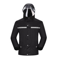 者也防水雨衣分体套装175码 黑色