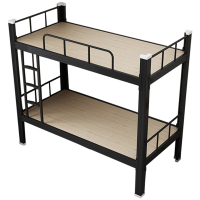 翌嘉 YJ-SXPTC-1000-02 黑色加厚上下铺铁床 2000×1000×1800mm