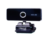 蓝色妖姬 电脑摄像头带USB会议视频 HD80E摄像头150°广角(含三脚架)