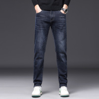 通牌轻商务牛仔裤国潮简约百搭长裤男秋冬新款弹力合身直筒裤