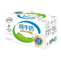 伊利 纯牛奶1L*6盒 1箱
