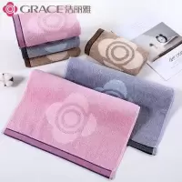 洁丽雅多色毛巾简约加厚款大毛巾柔软吸水毛巾8992