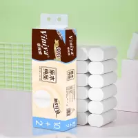 Viniya无芯原生木浆卷纸12提/箱
