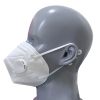 锐兴(REXIN)KN95防尘口罩防工业粉尘 折叠式防尘口罩 耳戴式带阀