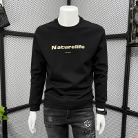 字母潮流卫衣男秋冬季新款潮牌修身长袖体恤套头内搭休闲圆领上衣