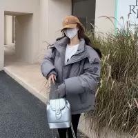 棉衣女短款2023年冬季新款羽绒棉服宽松加厚面包服小个子棉袄外套