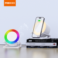 锐思RSK-W28智能四合一无线充蓝牙音箱