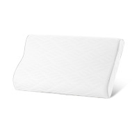 水星家纺 百思按摩护颈天然乳胶枕35cm×58cm×8/10cm