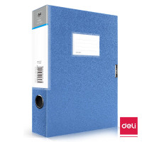 得力(deli) 档案盒 5606 55mm 蓝 12只/包 单包装