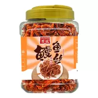 万达香辣鳗鱼丝500g/罐即食肉类芝麻蜜汁香辣鱼干海味小吃休闲零食