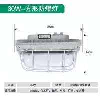 防爆吸顶灯壁灯仓库车间灯 LED防爆吸顶灯30W-方款