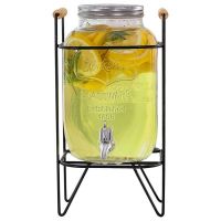 奥金斯 可乐桶酒桶带龙头容器 4L+铁架+不锈钢龙头 1套