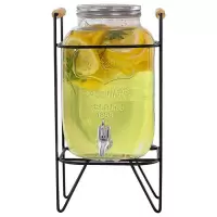奥金斯 可乐桶酒桶带龙头容器 4L+铁架+不锈钢龙头 1套
