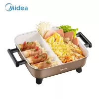 美的(Midea)鸳鸯锅电火锅多功能电热锅一体式不粘家用火锅插电DY3030Easy102
