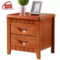 DXBG床头柜简约现代卧室床边储物柜升级款海棠色50*41*50cm