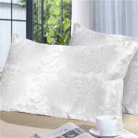 可欣家纺 枕芯 枕头 提花锦缎面料,手感纤维柔软细腻 胶原蛋白枕