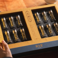 斛生记霍山铁皮石斛枫斗有福气特级石斛枫斗礼盒-2.5g*12瓶