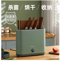 小熊(Bear)刀筷砧板消毒机 家用消毒刀架刀筷消毒机 消毒烘干收纳消毒紫外线消毒烘干机 快速烘干 XDQ-B01Q1
