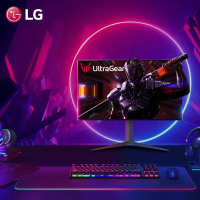 LG新品27GP95U 27英寸4K超频160Hz 游戏电竞显示器HDMI2.1 Nano IPS面板 HDR600