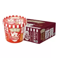 今麦郎 拉面范 叉烧豚骨*12桶 非油炸速食免煮泡面拉面