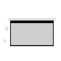 电动幕布 高清投影白玻纤幕布 170寸 16:10 投影尺寸:宽3360mm*高2280mm