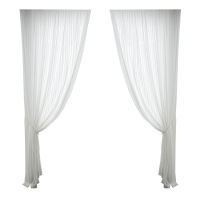 千优美(Qianyoumei)窗帘遮光窗帘布新款高遮光 隔热北欧 简约卧室客厅