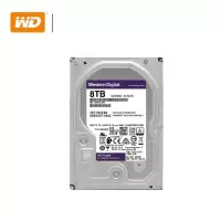 西部数据监控级硬盘 WD84EJRX 紫盘 8TB 128MB SATA