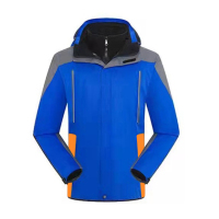强盛伟业(QSWY)冬季防寒服 户外冲锋衣两件套可拆卸抓绒内胆 保暖工作服