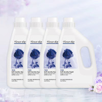 花卉诗Flower ship 蓝色妖姬持久香氛洗衣液2L*4瓶(偏远地区不发货)