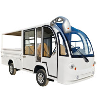 欧罗威5座电动观光车治安巡查电瓶车皮卡箱货带斗工具转运拉货四轮顶配
