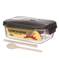 斯阁睿保鲜饭盒微波炉适用硼硅酸盐玻璃带餐具SGR-TD101