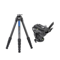 RHM徕图LS-285CEX+BV-10单反摄影摄像三脚架云台套装
