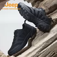 Jeep吉普男鞋夏季新款百搭旋钮扣休闲运动鞋耐磨透气登山徒步鞋P2310912609