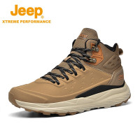 Jeep吉普春秋新品户外登山鞋男士防滑透气中帮徒步鞋耐磨越野鞋休闲旅游鞋P231091243